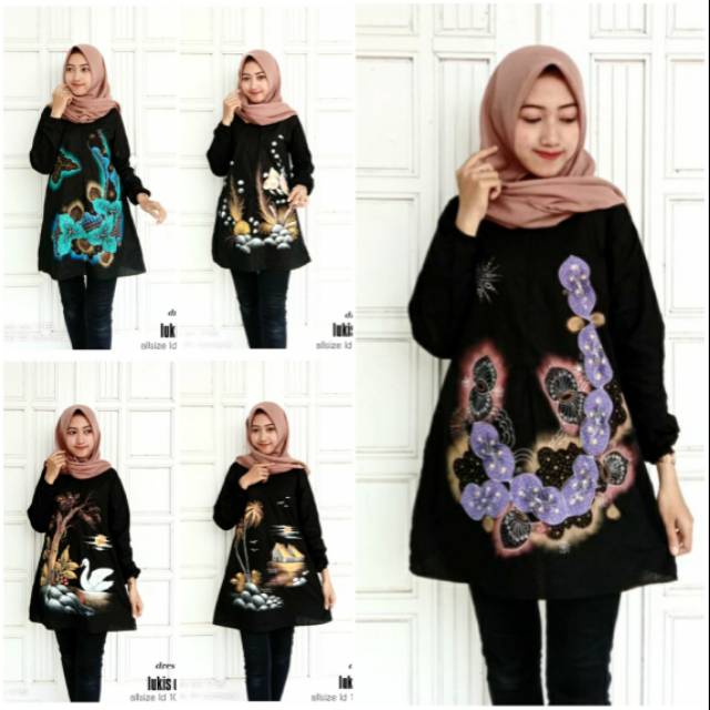 

dress lukis ornamen