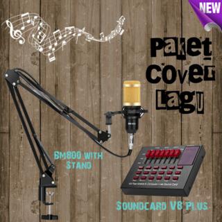 10 Cashback Khusus Hari Ini Paket Cover Lagu Mic Condenser Bm800 Stand Dengan Soundcard V8 Plus Shopee Indonesia