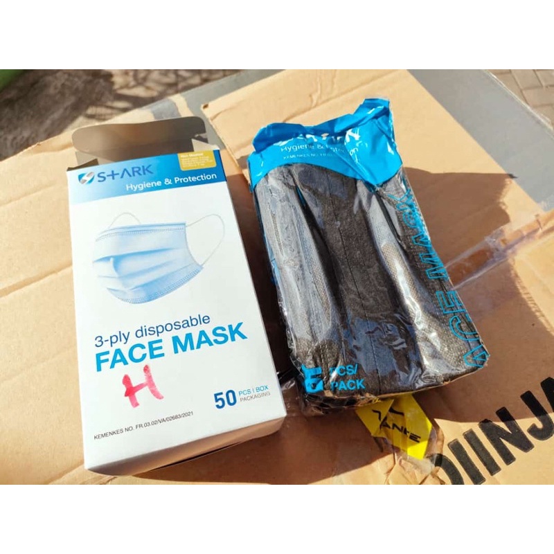 Masker Earloop / Masker Earloop Hitam