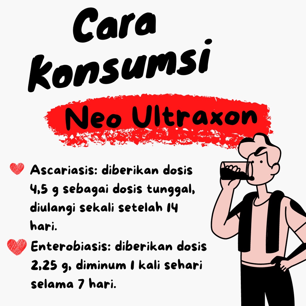 Obat Cacingan Anak Dan Dewasa Untuk Badan Kurus Cepat Gemuk Obat Cacing Pita Gelang Kermi Tambang Gangguan Pencernaan Sirup Herbal Neo Ultraxon Bpom Rasa Strawberry 15 Ml Original Bpom