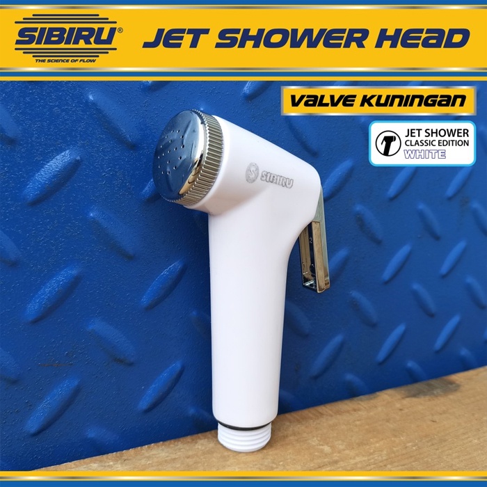 Kepala Jet Shower Kloset Toilet Kamar Mandi / Bidet Head Cebok Semprotan Toilet Closet WC - Putih