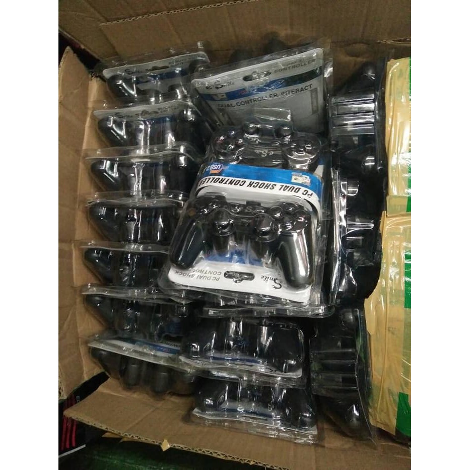 game pad joystick stik pc doubel hitam stick game pes