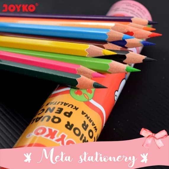 

Eklusif Color Pencil / Pensil Warna Joyko Cp-12Rt / 12 Warna Hemat