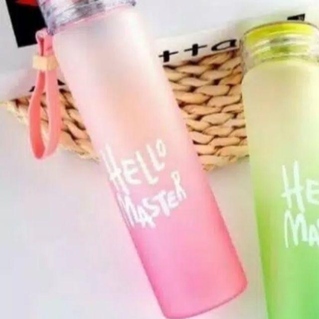 BOTOL MINUM KACA HELLO MASTER 450 ML