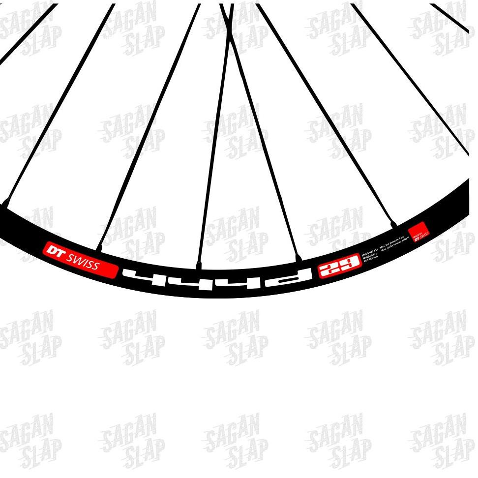 Stiker DT SWISS 444d Lebar Sticker 1.2 cm Decal rim mtb downhill roadbike 26 27.5 29 700c {NDA.26Au2
