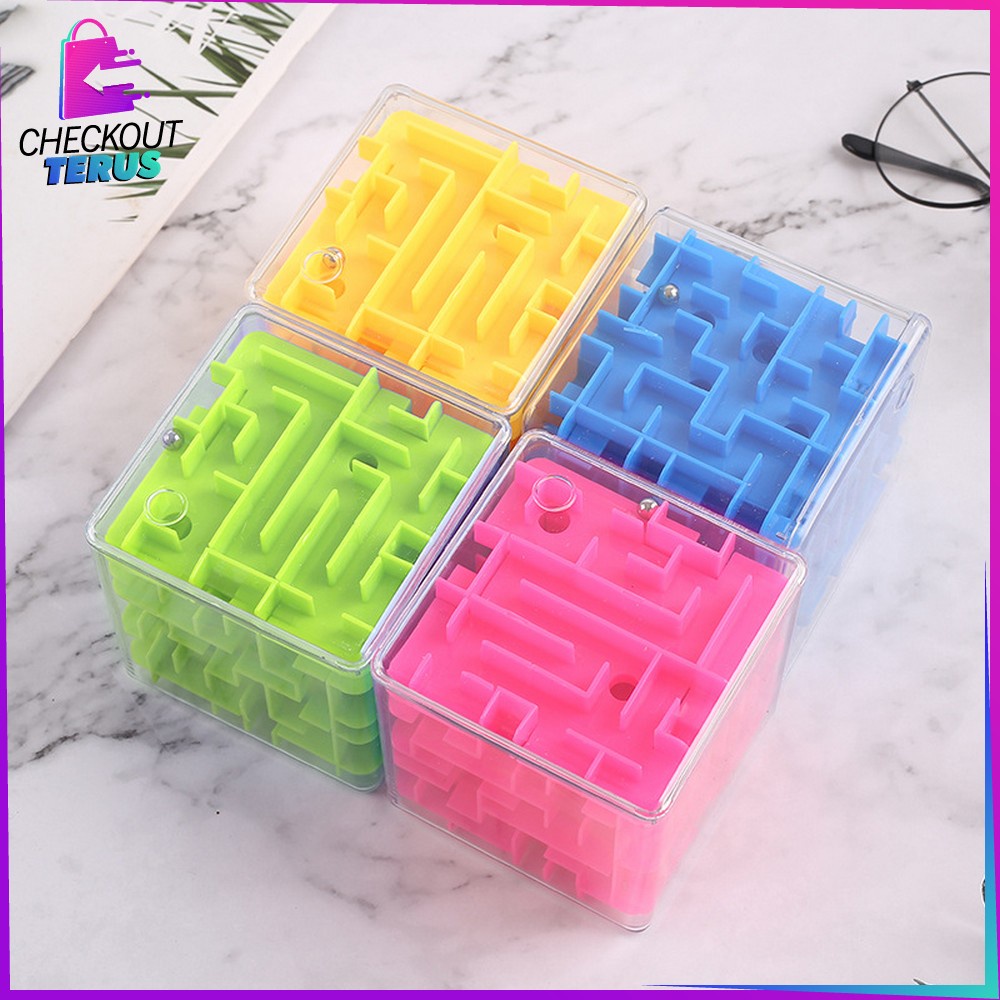 CT M274 Mainan Puzzle Labirin Transparan 3D Mainan Jadul Edukasi Motorik Anak Mainan Edukatif Anak Maze Puzzle Ball