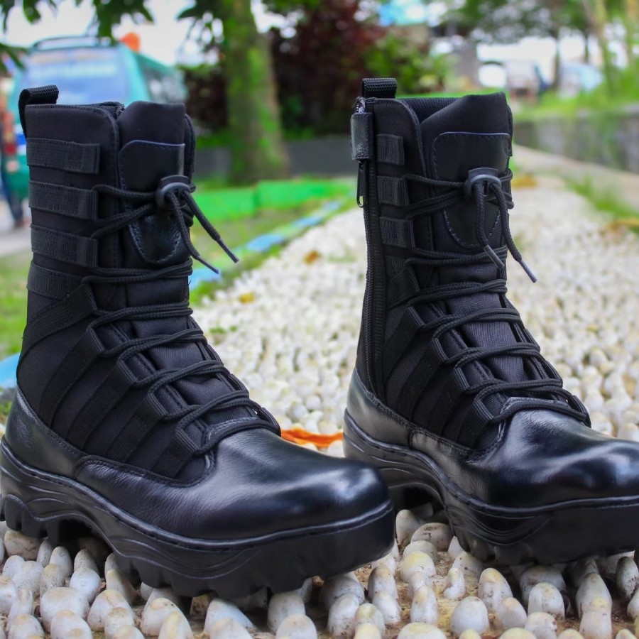 EPATU PDL COUNTRY BOOTS NINJA KULIT ASLI MODEL LIKE CIARMY BOOTS