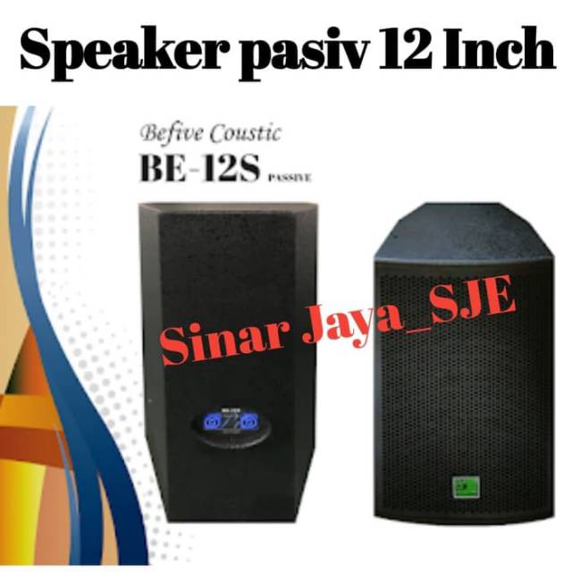 Speaker Pasif 12 Inch Befive Coustic BE-12S Sepasang
