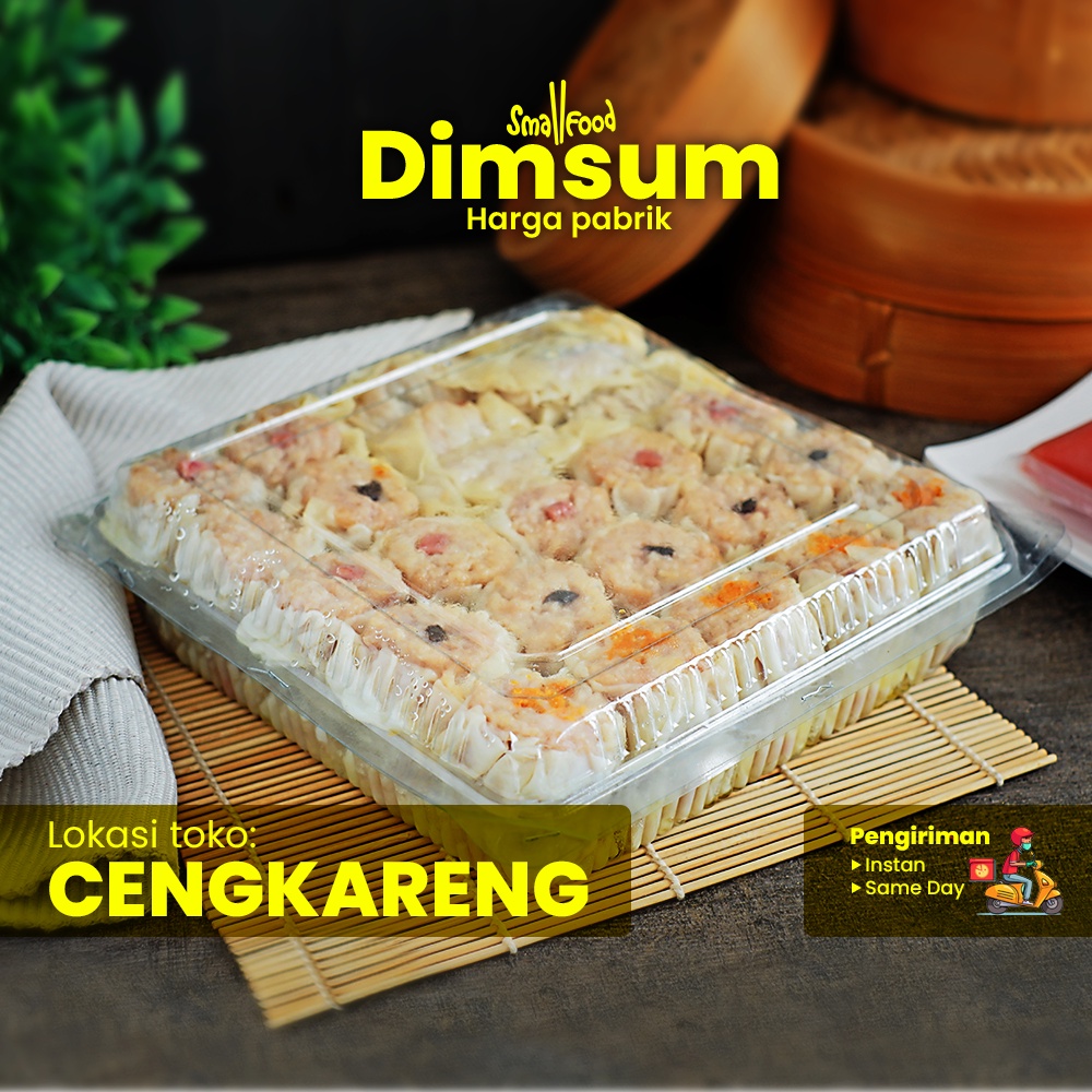 

KHUSUS GOJEK/GRAB 50 Pcs - Dimsum Siomay Premium Super Grosir Frozen Food Halal - Smallfood CGK