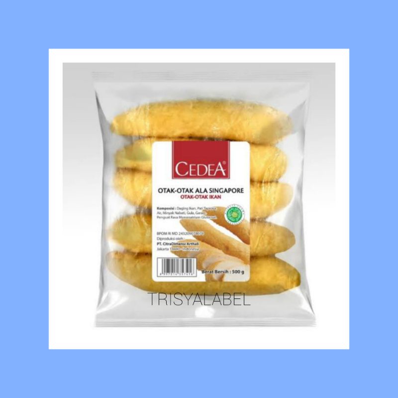 

1KG Otak-otak ala Singapore Cedea | Frozen Food | TRISYALABEL