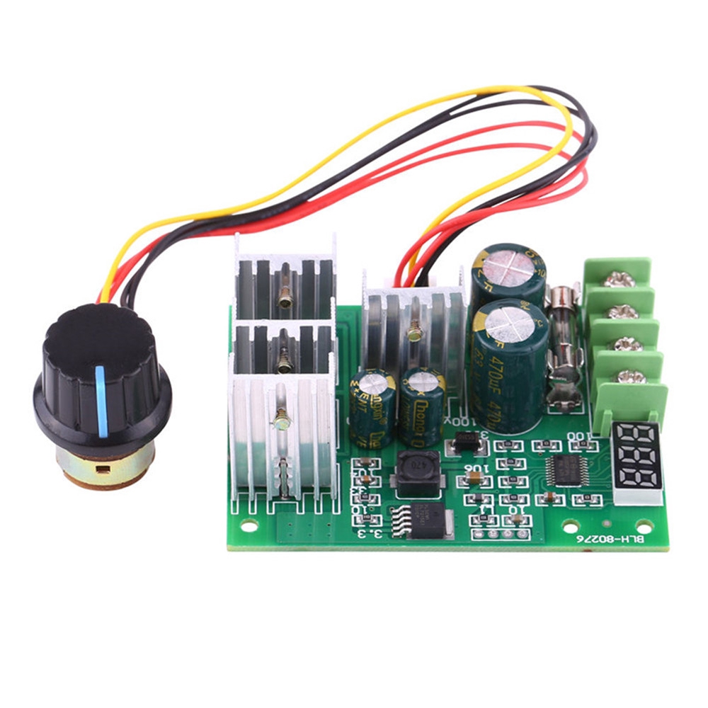 ✫〖ready to ship/COD〗✫   30A DC6-60V PWM Motor Speed Controller Module Dimmer Arus Regulator dengan Display Display