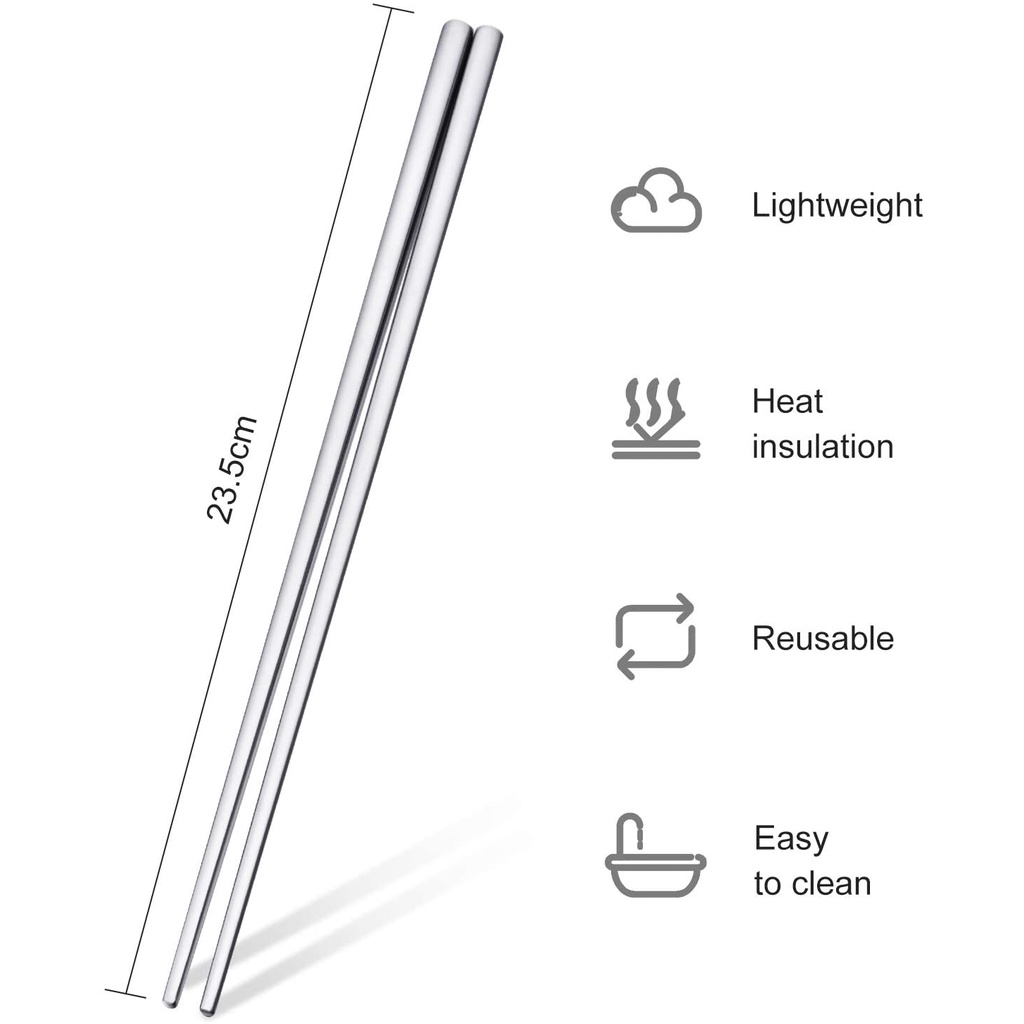 Dinner Dinnerware Sumpit Persegihigh Quality 304stik Sumpit Metal