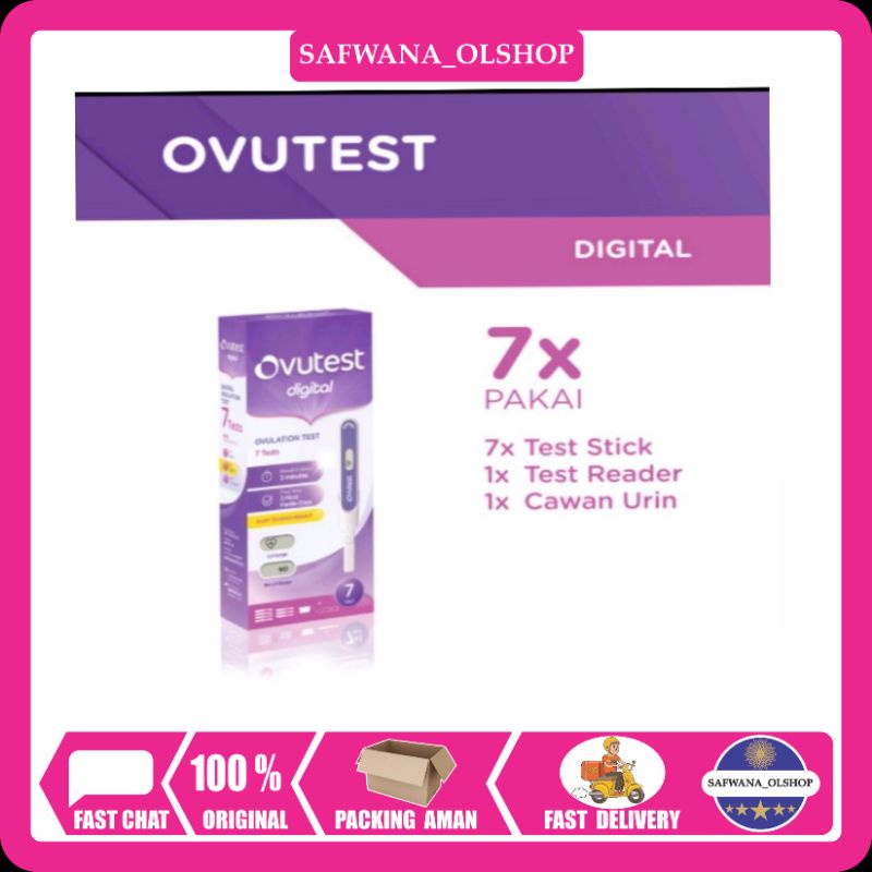 ovutes digital/tes kehamilan/tespek sensitif