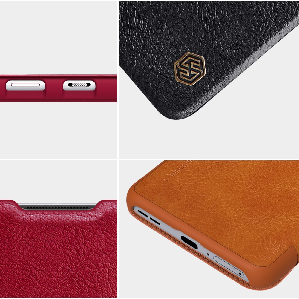 Flip Cover Oneplus 8T Nillkin Qin Leather Flip Hard Case