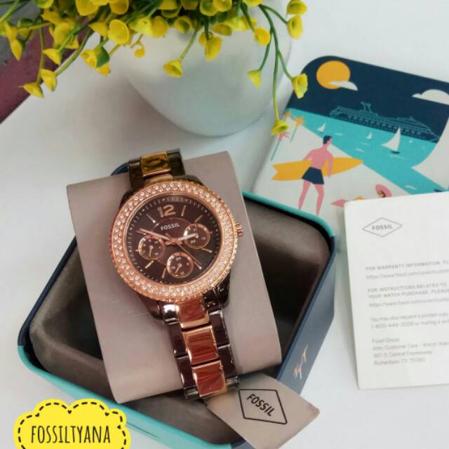 Jam Tangan Fossil Stella Two Tone ES4079