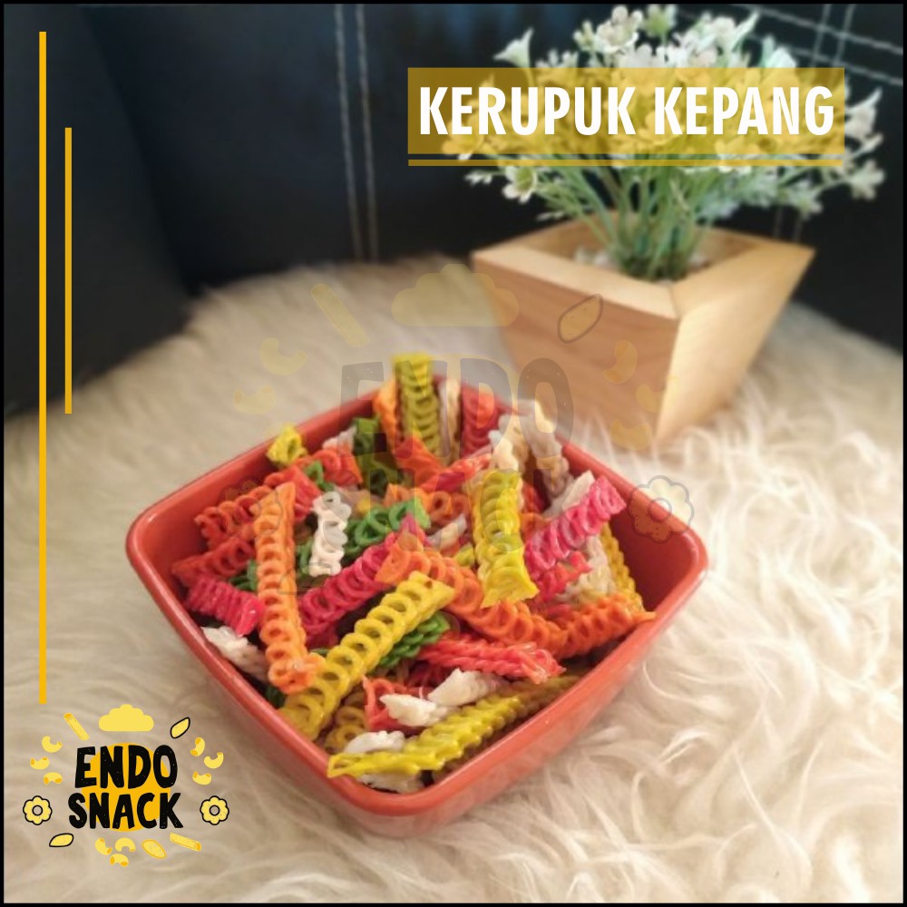 

250 Gr Kerupuk Kepang Rasa Gurih Cocok Untuk Pelengkap Seblak, Teman Makan Nasi