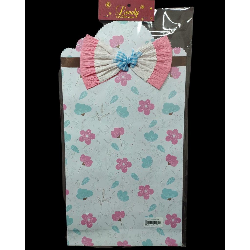 

Gramedia Medan - Kertas kado LOVELY GIFT WRAP UK. BESAR FLOWER PINK