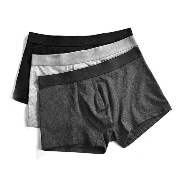 1 Pcs CD Celana Dalam Pria Boxer Kolor Bahan Katun Spandex