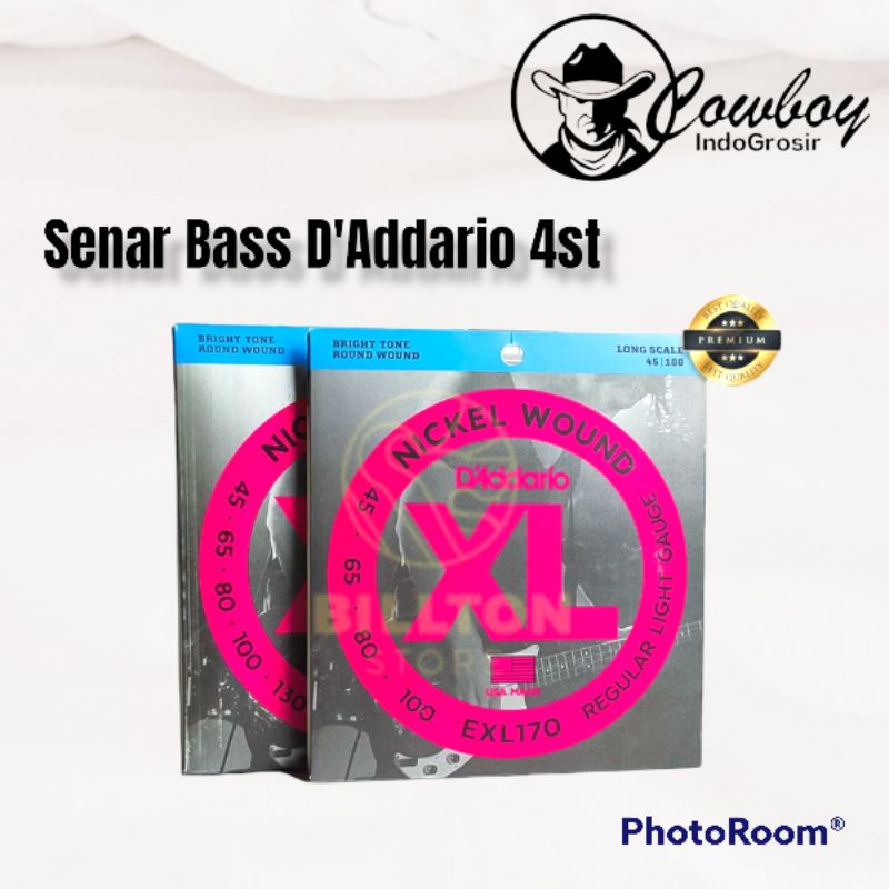 Senar Bass Daddario 4st Senar Bass Daddario EXL170  4 Senar