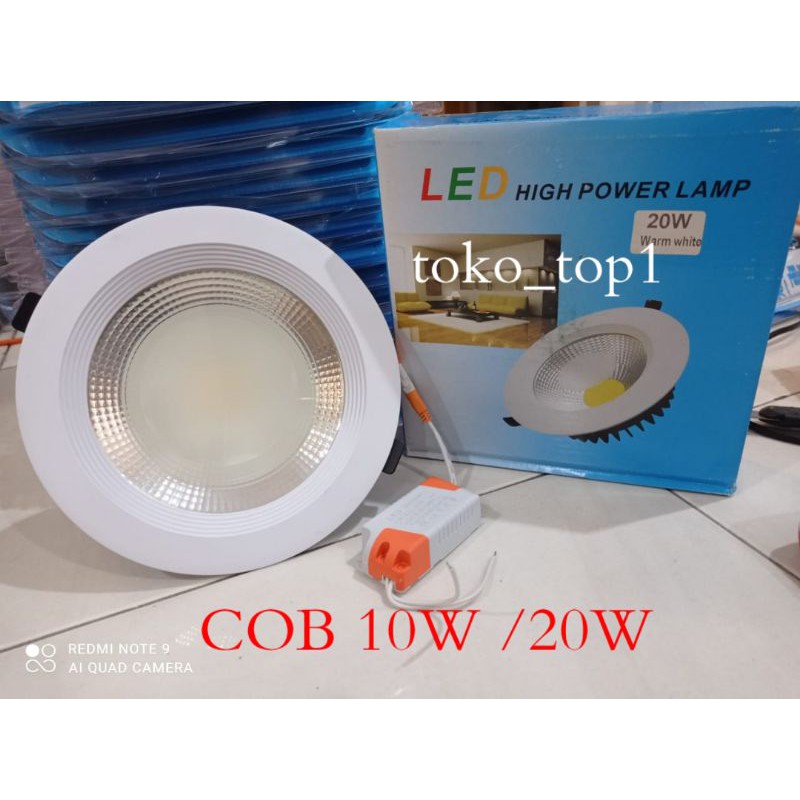 LAMPU LED DOWNLIGHT COB 10W /20W /SPOT LIGHT CEILING DOWN LIGHT 10W / 20W