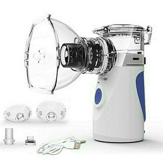 Alat Uap Asma mrek Mesh nebulizer ultrasonic Inhaler mini portabel untuk bantu pernapasan alat terapi pernafasan anak dan dewasa