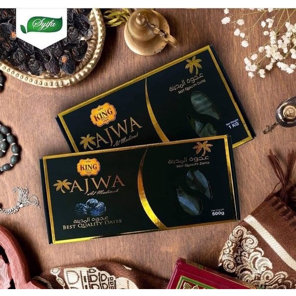 

Prince Dates Kurma Nabi Ajwa Original / Kurma Madinah kurma 1kg