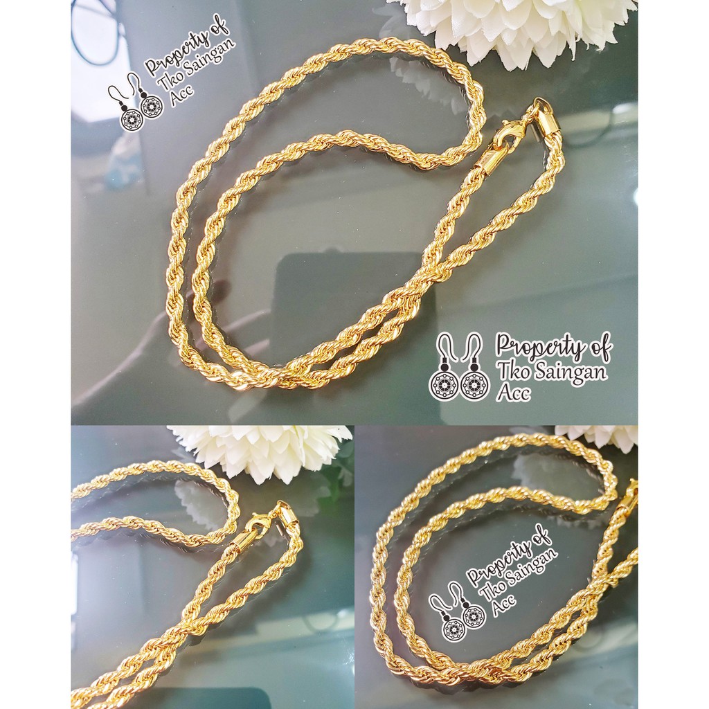 Kalung tambang xuping Imitasi cantik dan mewah