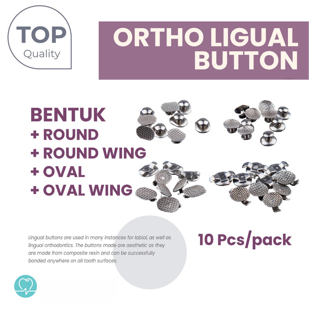 Behel Gigi Orthodontik Bracket Kawat Gigi Perapih Gigi Lingual Bottom 100% Original