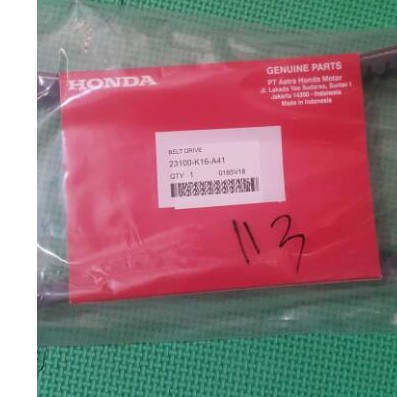 V Belt Only Van Belt Only Ban Penggerak Only Honda Scoopy Inj ESP 23100 K16 A41