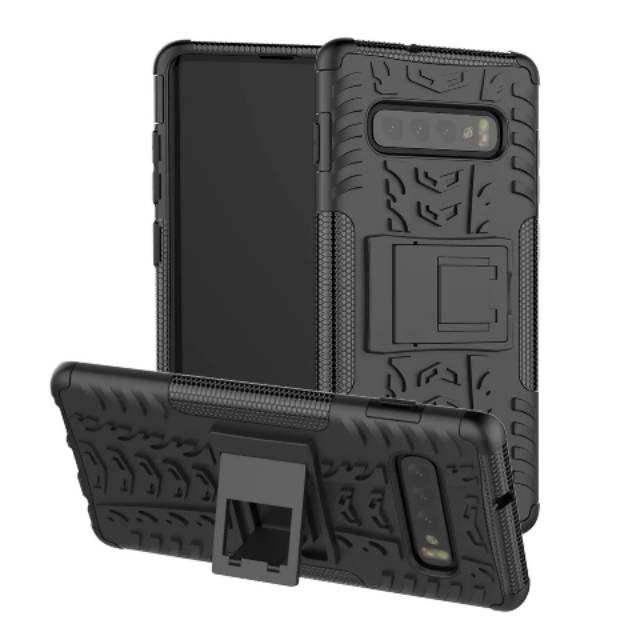 CASE SAMSUNG S10 PLUS HARD CASE RUGGED ARMOR STANDING CASING IRONMAN CASE SAMSUNG S10PLUS S10+