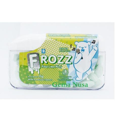 

Frozz Lime Mint Permen 15Gr