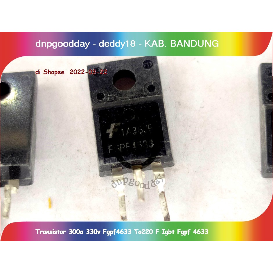 Transistor 300a 330v Fgpf4633 To220 F Igbt Fgpf 4633