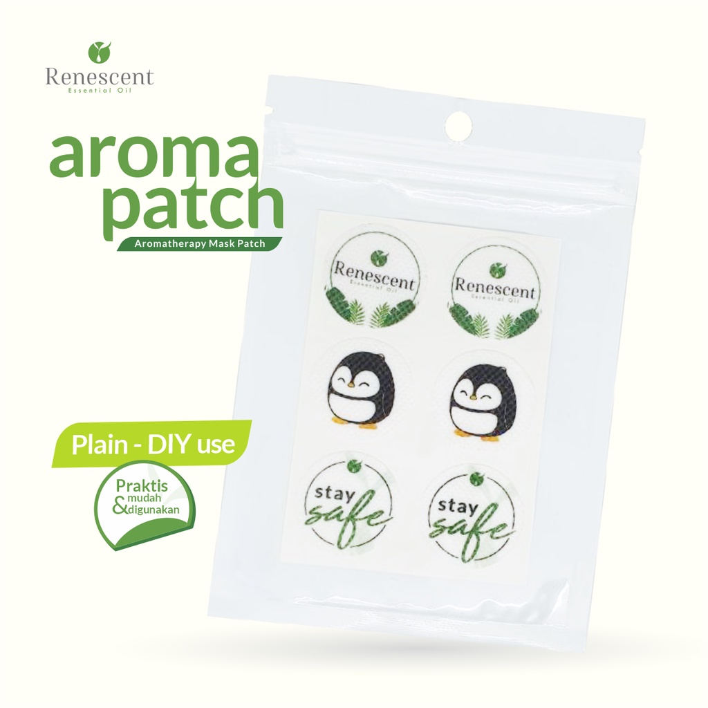 Aroma Patch Masker Sticker Renescent isi 12patch (tanpa aroma) - DIY