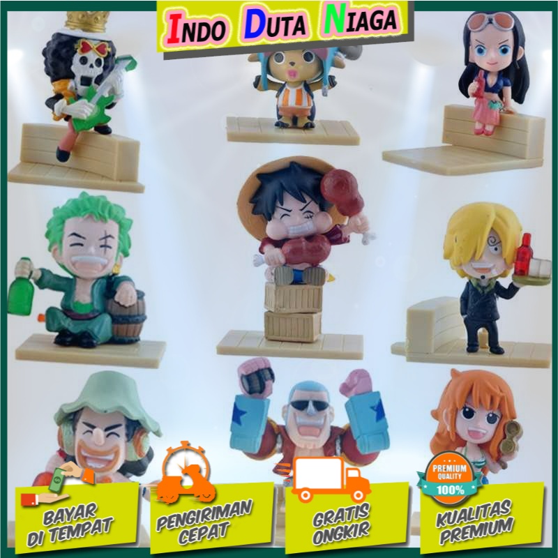 Action Figure One Piece 9 PCS