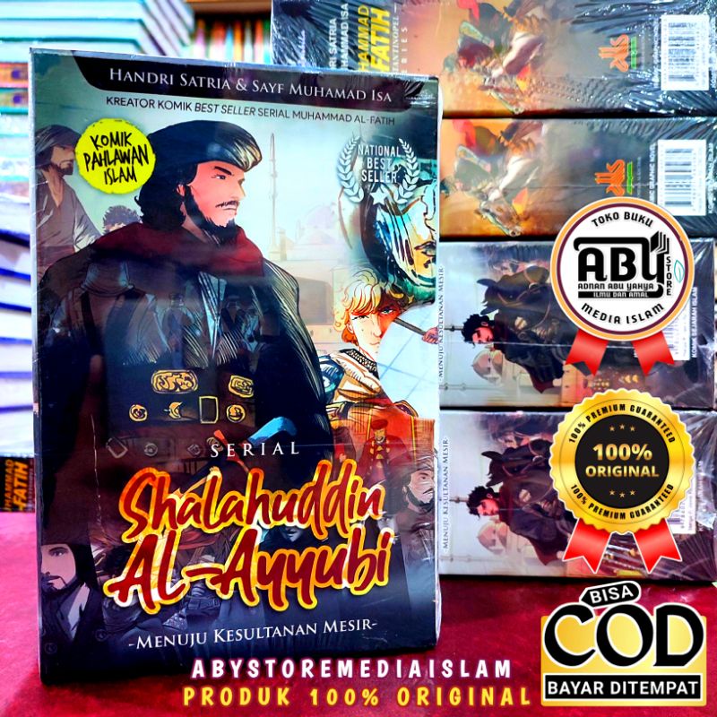 Jual 1 Set Paket Komik Shalahuddin Al Ayyubi Jilid 1 Sampai Jilid 6