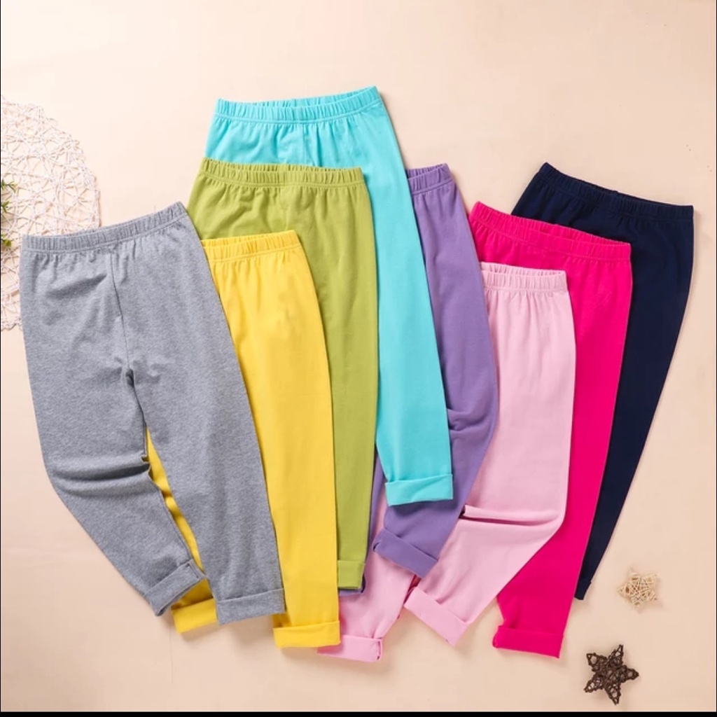 PAKET HEMAT CELANA LEGGING ANAK 1 SAMPAI 11 TAHUN PROMO BELI 3 GRATIS 1 PCS