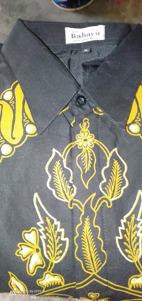 Bayu Kombling Kemeja Batik Pria Lengan Panjang Lapis Furing Katun Primisima Batik Solo