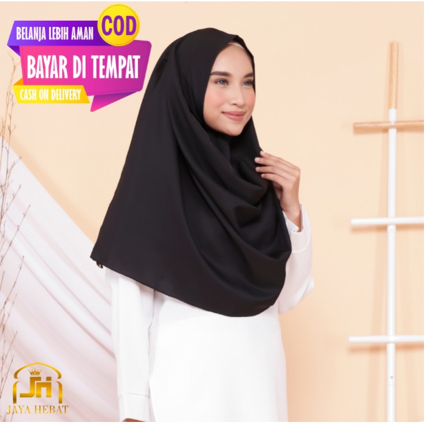 KERUDUNG PASHMINA INSTANT / JILBAB 1 LUBANG SALA OSHI PASHTAN NON PET INSHASHAL