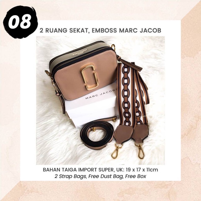 Tas MARC JACOBS SNAPSHOT Premium Miror 1:1 Ori
