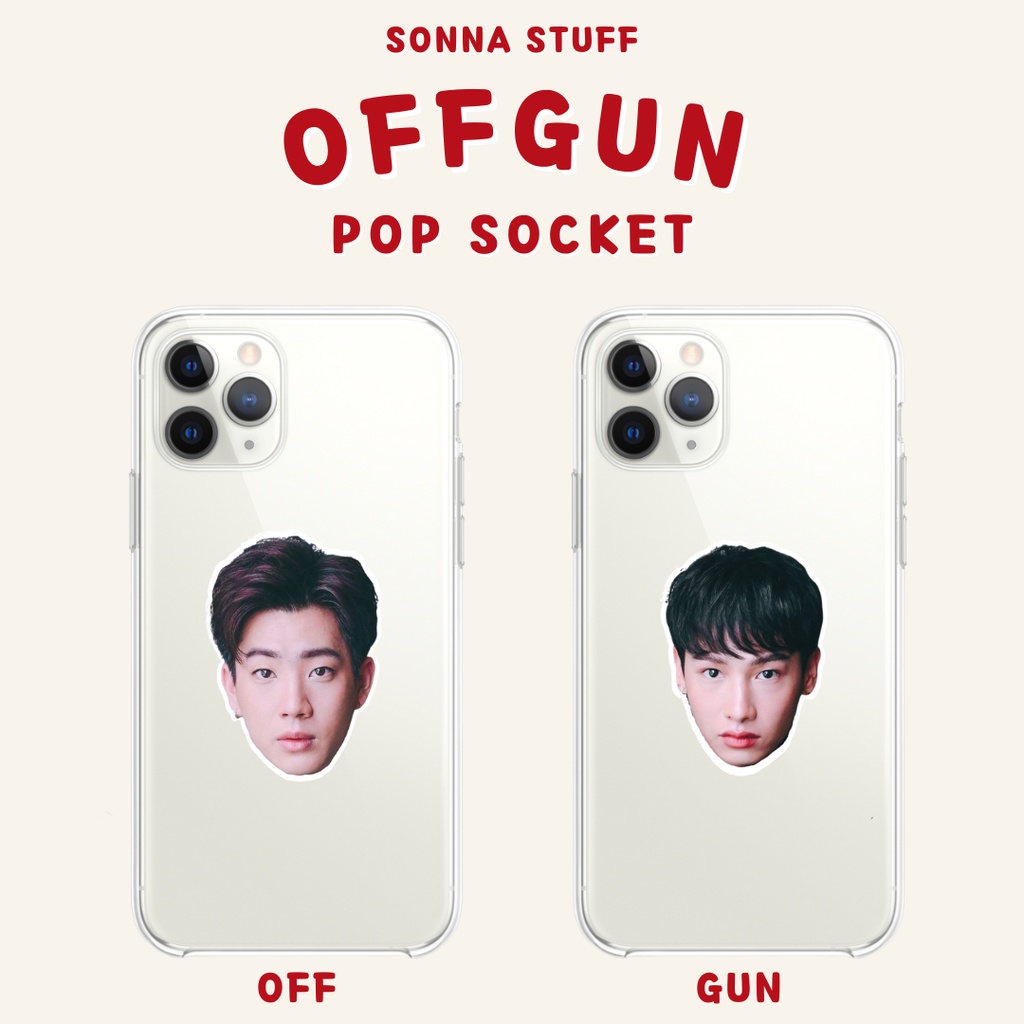 POP SOCKET OFFGUN | GRIPTOK AKRILIK OFFGUN | OFFGUN FANKIT SERIES BL