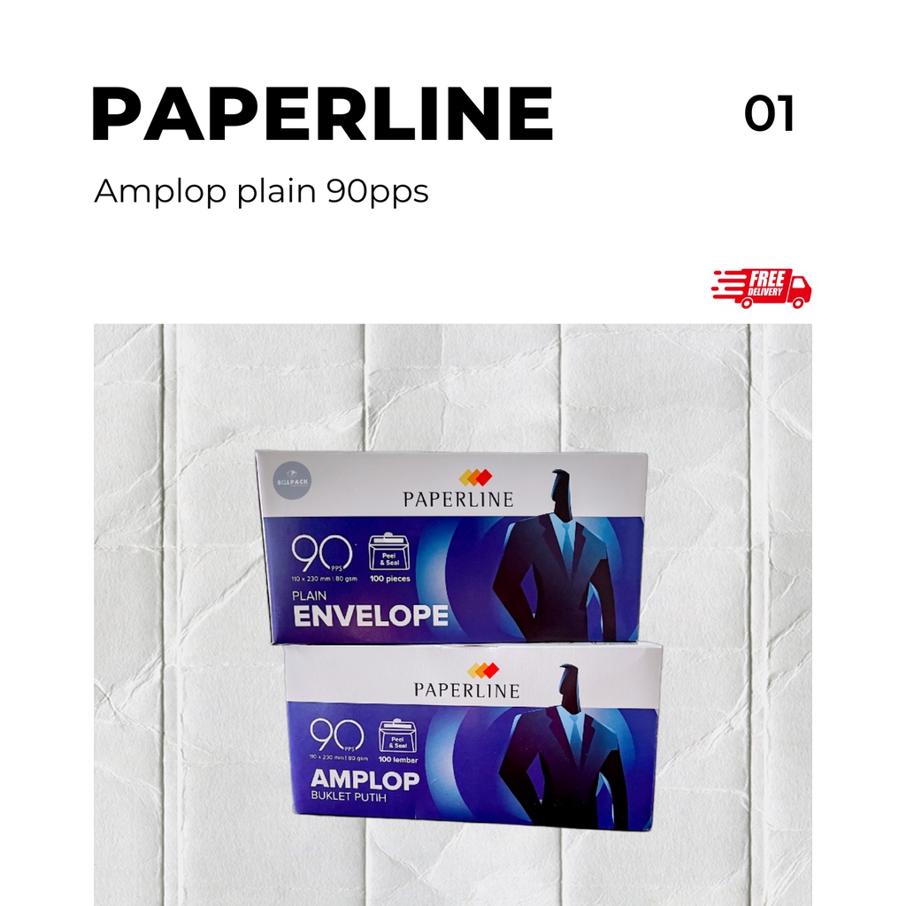 

Amplop Paperline Plain - Putih 90pps