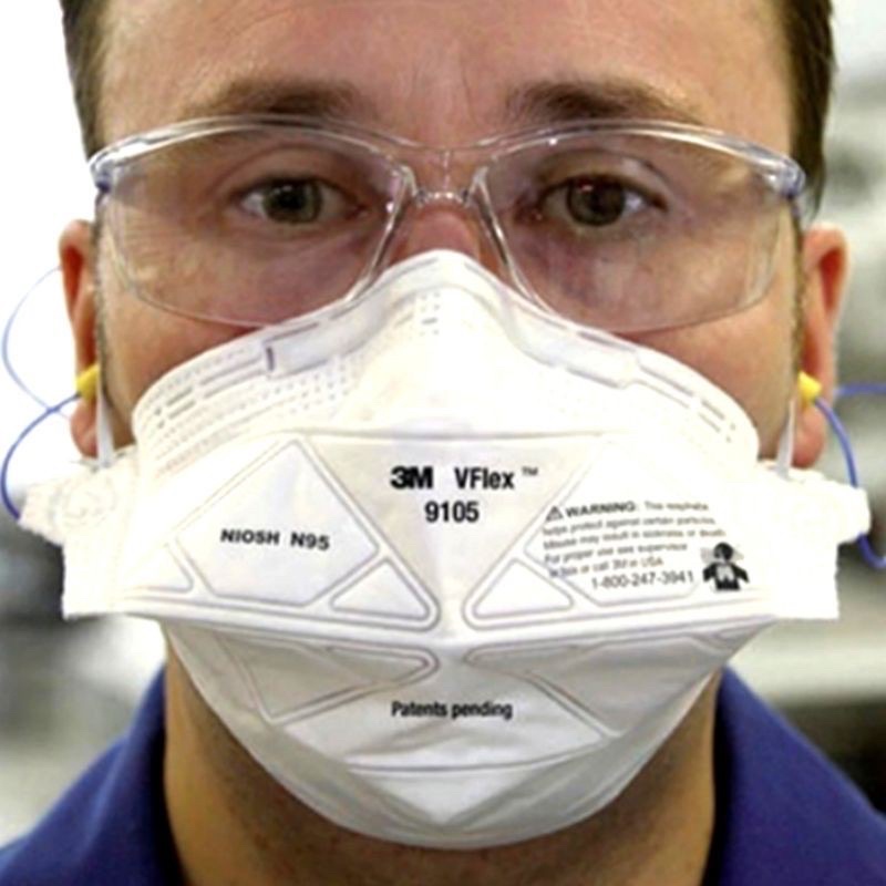 1 BOX masker 3M 9105 N95 vflex original singapore hati hati PALSU