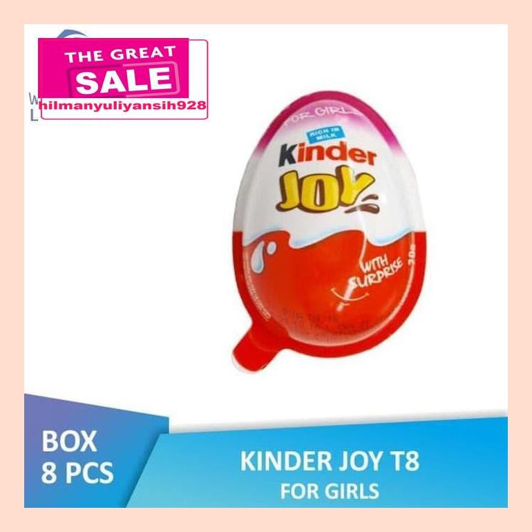 

S50Mra Pack Kinder Joy Chocolate For Girls (8 Pcs X 20 Gr) / Kinderjoy Ret05Vh