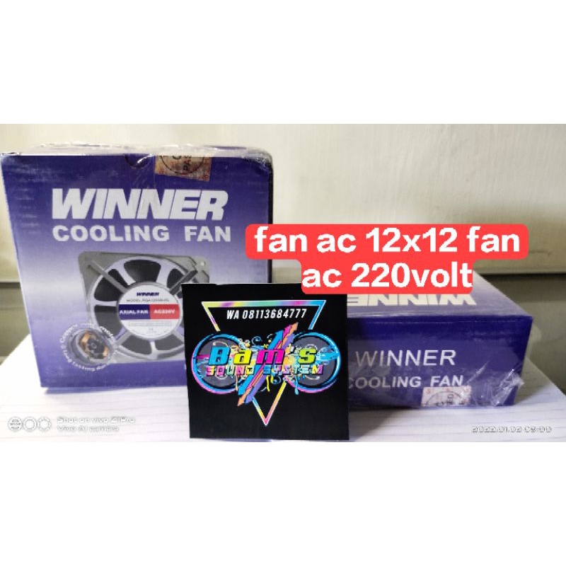 fan ac 12x12 fan ac 220volt