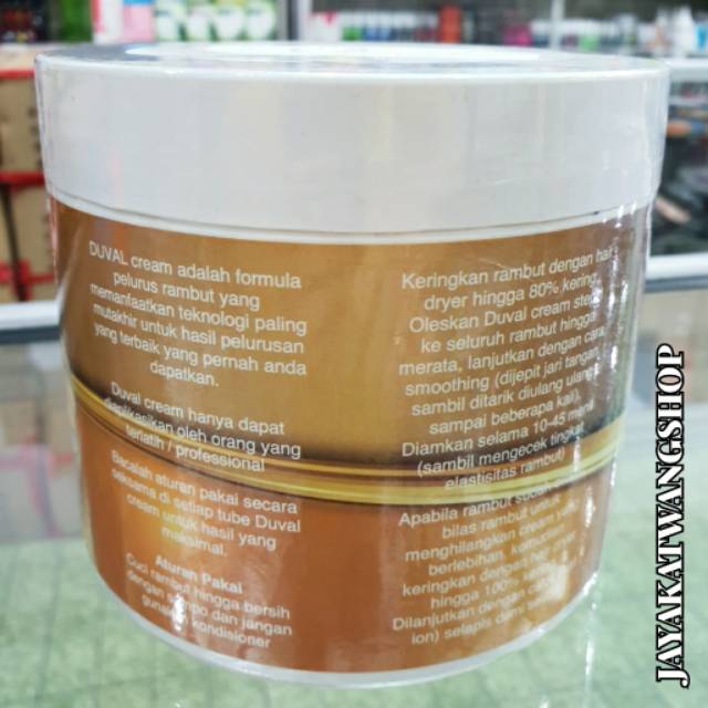 JEMPOL DUVAL Step 1 (1KG) / Cream Pelurus Rambut PASTI (1000G) / Obat Rebonding