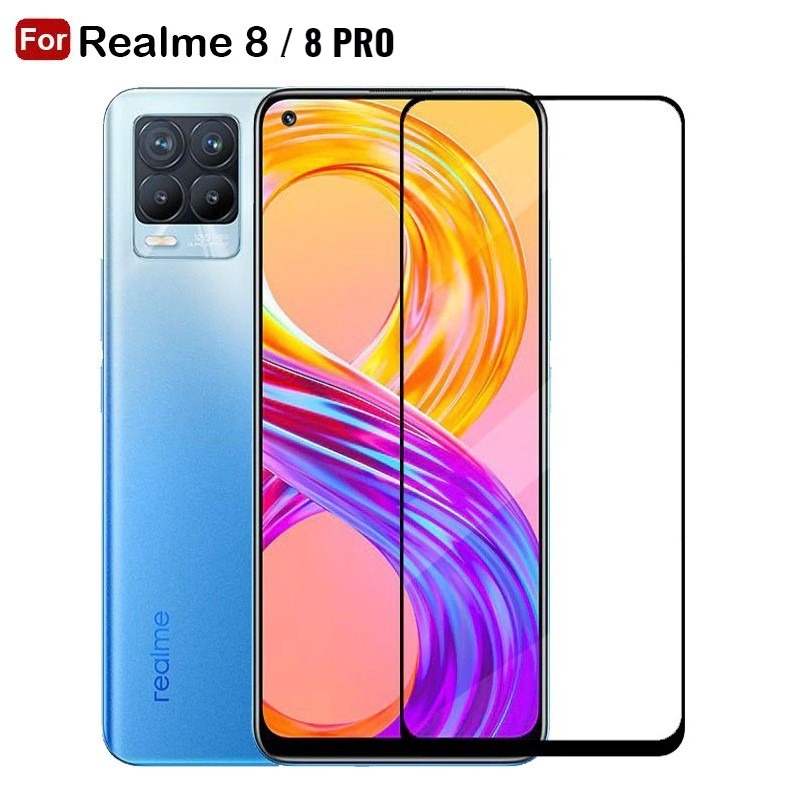 Realme 8 8 Pro 6.4 Inchi Tempered Glass Bening Full Screen Ceramic Clear Screen Guard