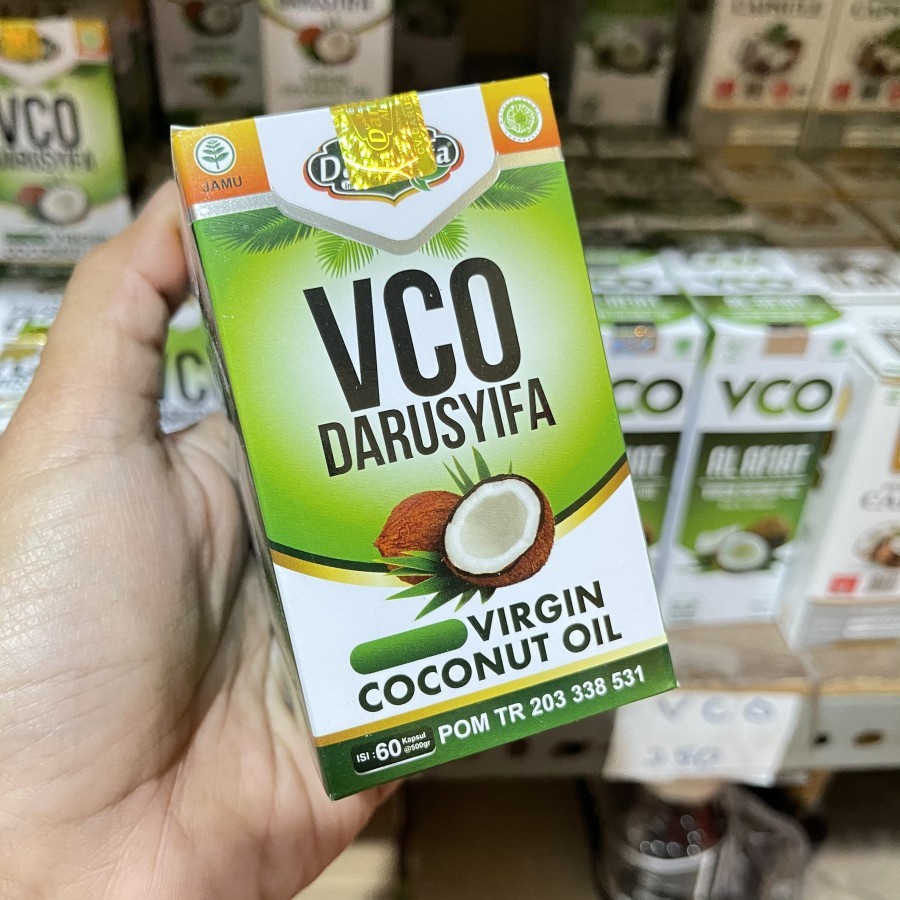 Kapsul VCO VIRGO PRO Darusyifa BPOM | Minyak Kelapa Murni 60 Kapsul