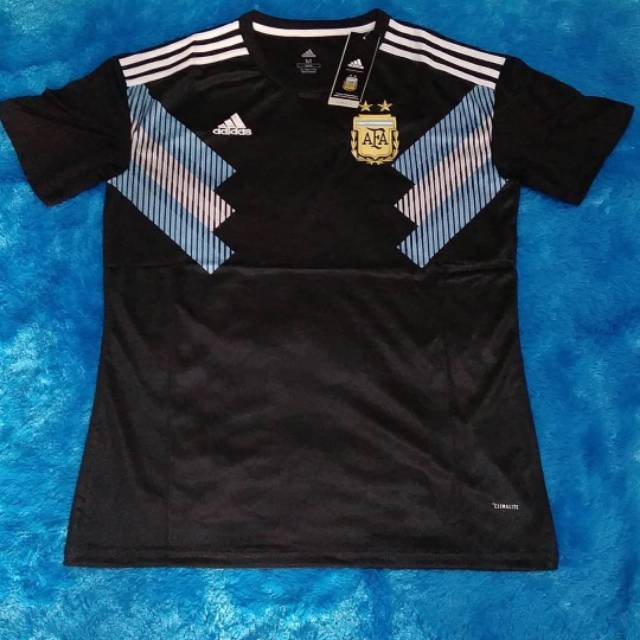 Jersey Grade Original Argentina Away WC World Cup 2018 Baju Kaos Bola Piala Dunia