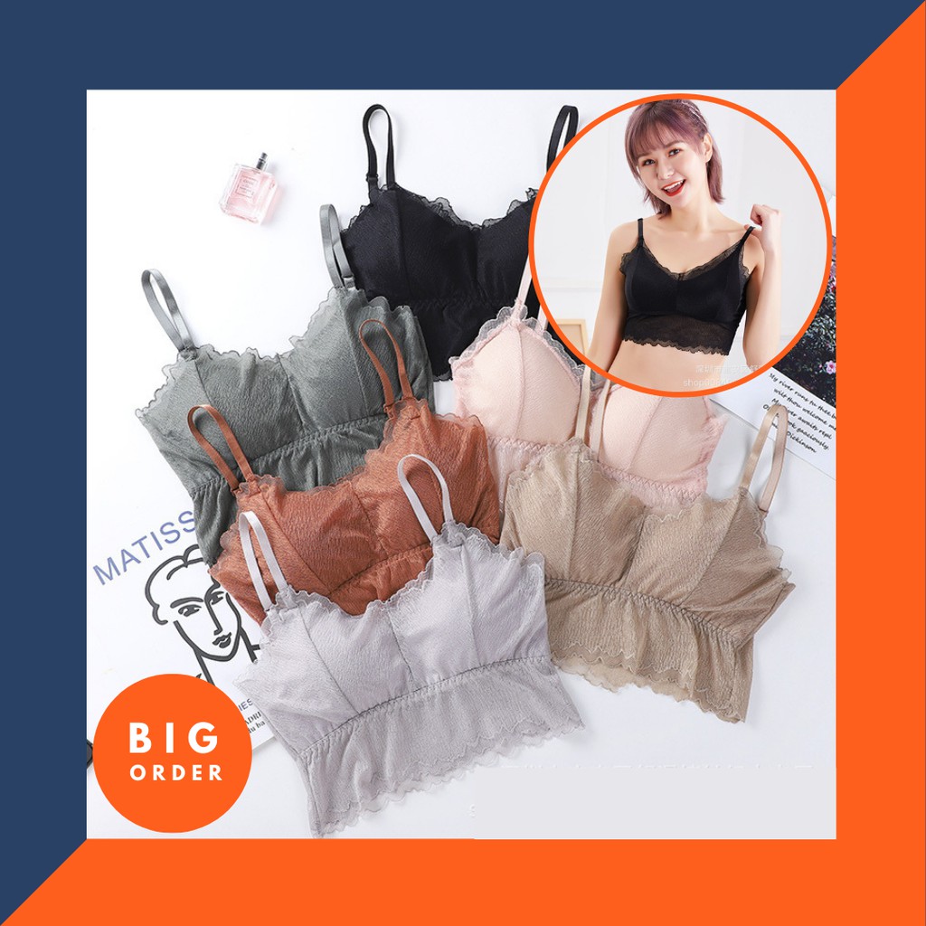 BRALLETE WANITA REMAJA TRENDY BH BRA WANITA NYAMAN DAN LEMBUT BH PREMIUM KOREA BH33