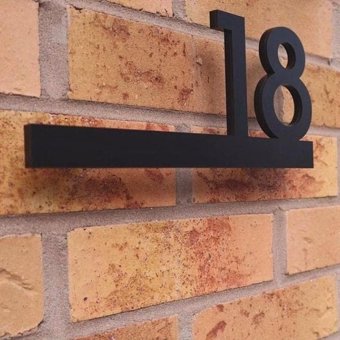 

Signage Nomor Rumah / Sign Nama Kantor / Huruf Timbul Rumah / Villa ---Termurah---